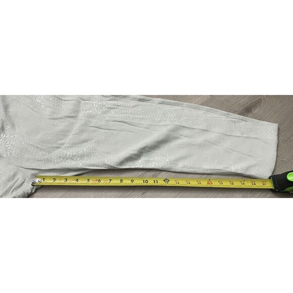 New NWT Women's Equipment Femme Charlyne Trouser Pants Silver Gray Size crop  12 - Picture 4 of 12